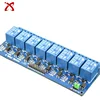 Integrated Circuit Blue KF301 Terminals DC 8 Channel Relay Board