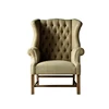 Most searched products wooden Design king throne chair antique wingback chairs for living room