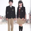China factory price OEM school navy blue Blazer children School grey marnoon Uniforms Suit Jacket Blazer