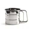 Hand Held Stainless Steel Baking Equipment Fit Kitchen Sugar Flour Sifter