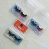 qdnicetime Lashes Black Cotton Stalk False Eyelashes Terrier and Fur Material customized 3d mink lashes