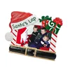 Red Santa's Lap Christmas Resin Santa Photo Frame