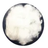 soft fluffy silicon down like fiber for filling polyester microfiber