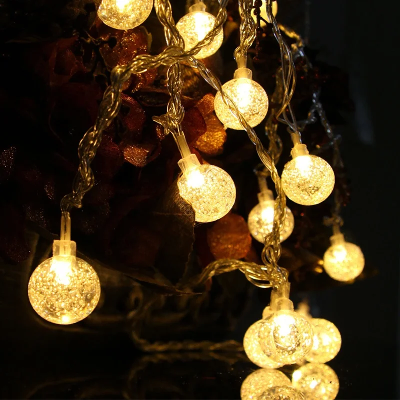 Decorative string glow in the dark led fairy string light for christmas holiday