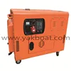 Low noise 11kw twin - cylinders 220v portable diesel silent generators