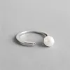 5 stars feedback free sample 925 silver jewellery pearl silver ring