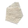 Wholesale Natural Flagstone Mat Mesh Stone Tile[ China Suppliers Cream Outdoor Slate Stepping Stones