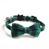 2019 Pet Product New Pet Collars British Bow-Tie Cat Collars With Bell