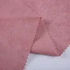 High quality 300GSM four stretch spandex polyester interlock knitted suede fabric
