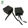 Guangzhou wholesale custom black gift packaging box with ribbon