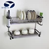 Wholesale high quality stainless steel wall mounted kitchen cabinet dish rack