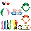 15PCS Underwater Swimming Pool Diving Toys Rings Dive Throw Torpedo Fun For Kids