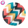 100% polyester canvas fabric wave stripe pattern printed fabric