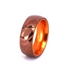 Fashion Manly Brown Plated Damascus Steel Ring