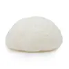 hot selling item half ball wet state konjac sponge collagen facial wash sponge