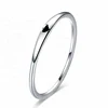 MECYLIFE Solid Silver S925 Sterling Silver Ring Women's Enamel Heart Ring