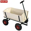 TC1812M beach wooden kids wagon tool cart with hood