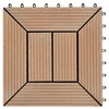 17975 deco wood alternative composite snap together deck tiles