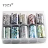 4*100cm multi design nail art foil sticker laser Holographic flower leopard starry nail sticker manicure transfer wraps