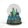 Glass Tourist souvenir promotional production snow ball Statue of Liberty US Building snow globe