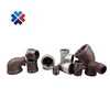 90 Degree elbow black malleable iron pipe fitting galvanized equal tee bsp/npt thread pipe fittings hex nipple socket