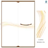 Shower enclosures bathroom shower glass door with customized pattern