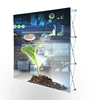 Portable high quality tension fabric aluminum pop up display stand