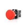 Red mushroom waterproof emergency E-stop nc switch,HBY5-01TS(XB2) emergency stop switch push button