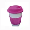 Custom design printed logo promotion coffee lid silicone mug cup cover