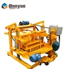 cement block laying machine mobile block moulding machine prices in Nigeria QT40-3A free pallet block machine