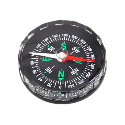 20/30/40/45mm Liquid Filled Button Compass Plastic Mini Compass for Camping Hiking Outdoor Travel