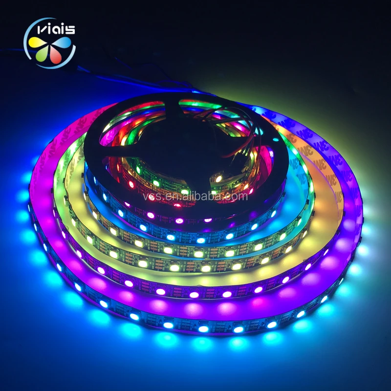 WS2812B LED Strip DC 5V White PCB Smart Addressable Pixel WS2812 IC 30/60/144 LEDs rgb 5050