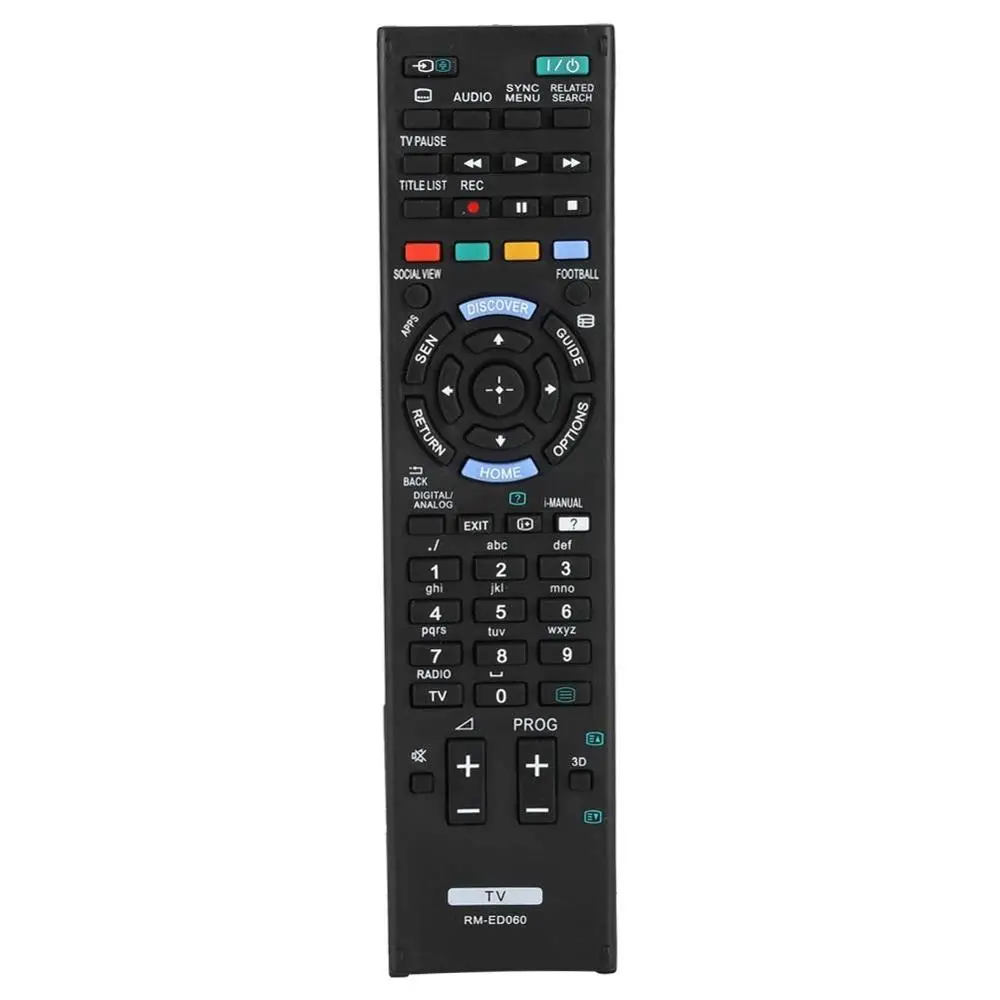 Remote Controller Replacement Universal LED TV Remote Control Suitable for Sony RM-ED060