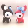 2019 New Cute Gift Stuffed Mini Toy Soft Custom Plush Deer Keychain