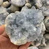 Wholesale Natural Rock Celestite Geodes Crystal Cluster Decor Rough Celestite Geode