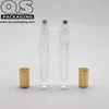 new arrival 10 ml empty clear square thick-walled glass roller bottle for essential oil, perfume, eye cream, medicated oil
