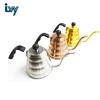 Coffee kettle gooseneck spout provides a precise flow that allows you to evenly saturate your coffee grounds at a steady pace.