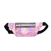 cheap wholesale 2019 trending shiny PU leather waist bag women laser fanny pack