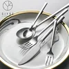Luxury Western Custom Royal Stainless Steel Dessert Cutlery Set with Box Packing Hotel Restaurant Wedding