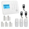 15 years China professional manufacturer LCD display smart home guard security wireless gsm pstn alarm system