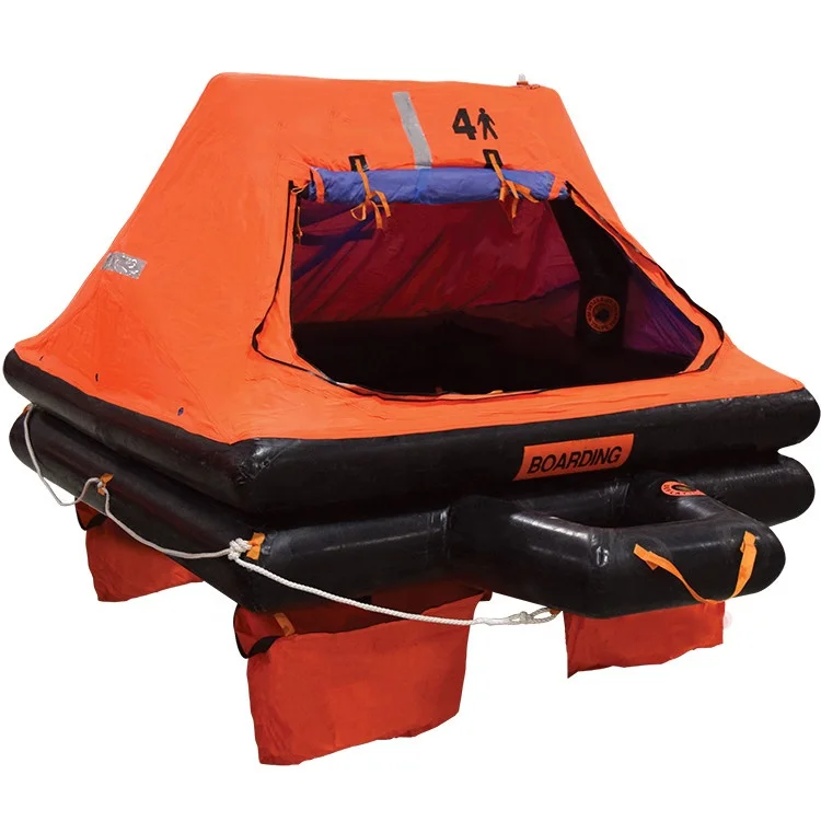 
cheap price rigid type ten person automatic self inflating life raft 