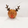 Deer head Shape LED Christmas ball Christmas Tree Decorations Unique Christmas Gift