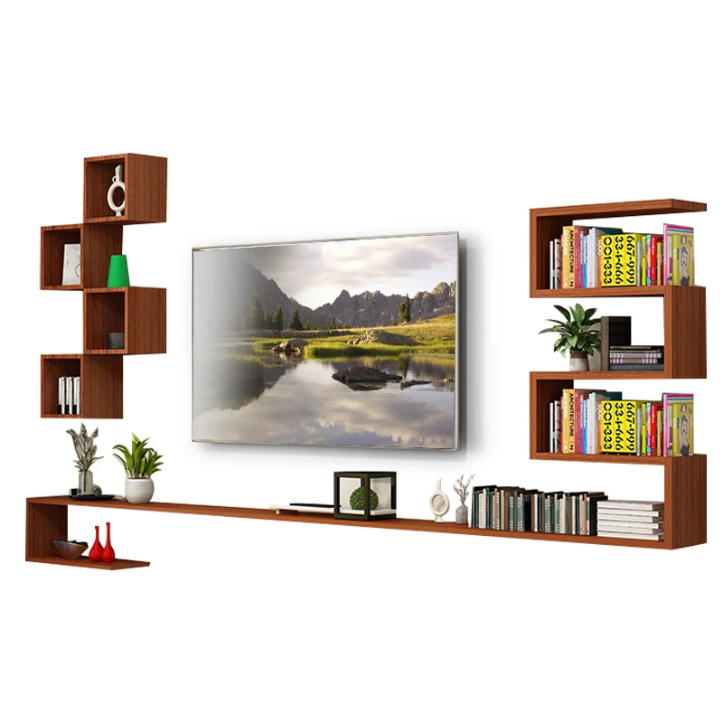 Simple Modern Living Room Tv Background Mdf Decorative Wall Shelf Buy Shelf Wall Shelf Decorative Wall Shelf Product On Alibaba Com