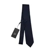 High Quality Navy Blue Silk Tie Set Silk Bow Tie In Gift Box Silk Knit Tie For Men's Suits