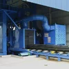 Through type casting surface shot blasting machine principle