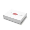 High quality custom flat pack rigid folding book shaped box packaging