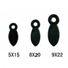 Photo Frame Rotating Buttons Pin for Scrapbooking Latches Locks Black Color Plastic Material