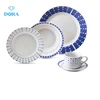 2019 hot amazing fine bone china supplier direct bone china dinnerware with customized decal