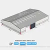 multi floor prefab frame workshop for warehouse steel structure studio