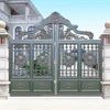 HS-LH008 french safety door grill design aluminum door fencing and gates